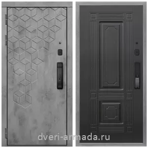 Входные двери с замками Mottura, Дверь входная Армада Квадро МДФ 16 мм Kaadas K9 / МДФ 16 мм ФЛ-2 Венге