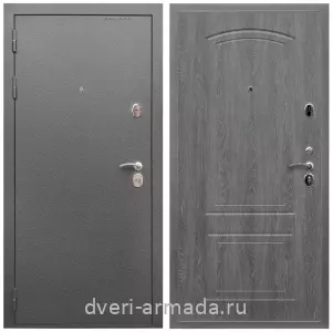 Заводские входные двери, Дверь входная Армада Оптима Антик серебро / МДФ 6 мм ФЛ-138 Дуб Филадельфия графит