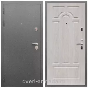 Входные двери Йошкар-Ола, Дверь входная Армада Оптима Антик серебро / МДФ 16 мм ФЛ-58 Дуб белёный