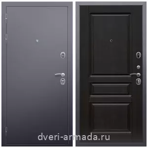 Входные двери с замками Mottura, Дверь входная Армада Люкс Антик серебро / МДФ 16 мм ФЛ-243 Венге