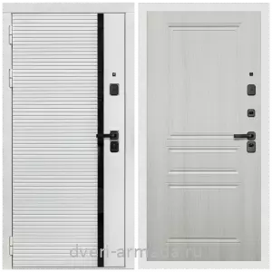 Входные двери Лиственница, Дверь входная Армада Каскад WHITE МДФ 10 мм / МДФ 6 мм ФЛ-243 Лиственница беж