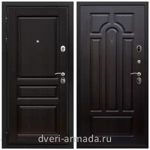 Одностворчатые входные двери, Дверь входная Армада Премиум-Н МДФ 16 мм ФЛ-243 / МДФ 6 мм ФЛ-58 Венге на заказ