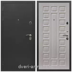 Черные входные двери, Металлическая дверь входная Армада Престиж Черный шелк / МДФ 16 мм ФЛ-183 Сандал белый