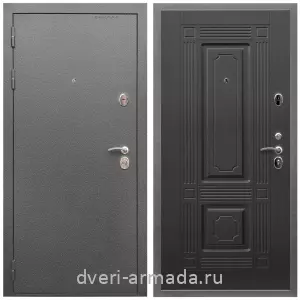 Входные двери с замками Mottura, Дверь входная Армада Оптима Антик серебро / МДФ 6 мм ФЛ-2 Венге