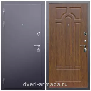 Готовые входные двери, Дверь входная в квартиру Армада Люкс Антик серебро / МДФ 6 мм ФЛ-58 Морёная береза с шумоизоляцией эконом с МДФ панелями