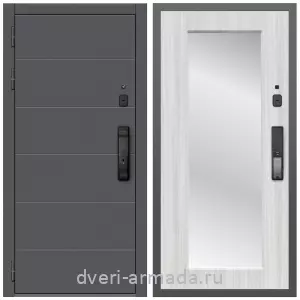 Входные двери со вставками, Дверь входная Армада Роуд МДФ 10 мм Kaadas K9 / МДФ 16 мм ФЛЗ-Пастораль, Сандал белый