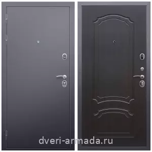 Недорогие, Дверь входная металлическая Армада Люкс Антик серебро / МДФ 6 мм ФЛ-140 Венге наружная на дачу