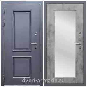 Большие входные двери, Дверь входная уличная в дом Армада Корса / МДФ 16 мм ФЛЗ-Пастораль, Бетон темный