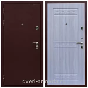 Входные двери классика, Дверь входная Армада Престиж Антик медь / МДФ 10 мм ФЛ-242 Сандал белый