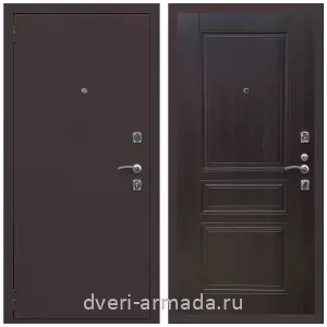 С теплоизоляцией для квартиры, Дверь входная Армада Комфорт Антик медь / МДФ 6 мм ФЛ-243 Эковенге