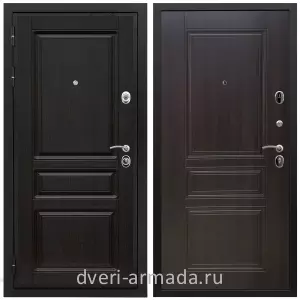 Одностворчатые входные двери, Дверь входная Армада Премиум-Н МДФ 16 мм ФЛ-243 / МДФ 6 мм ФЛ-243 Эковенге эконом