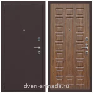 С теплоизоляцией для квартиры, Дверь входная Армада Комфорт Антик медь / МДФ 16 мм ФЛ-183 Морёная береза