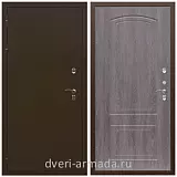 Непромерзающие входные двери, Дверь входная железная уличная в дом Армада Термо Молоток коричневый/ ФЛ-138 Дуб филадельфия графит для дачи на заказ от производителя