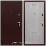 Входные двери 960 мм, Дверь входная стальная Армада Люкс Антик медь / ФЛ-140 Дуб беленый в офисное помещение с порошковым покрытием