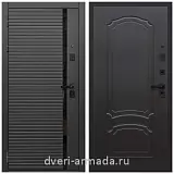 Дверь входная Армада Каскад BLACK МДФ 10 мм / МДФ 6 мм ФЛ-140 Венге