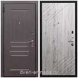 Двери МДФ для квартиры, Дверь входная Армада Экстра ФЛ-243 Эковенге / ФЛ-143 Рустик натуральный