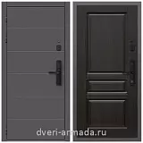 Дверь входная Армада Роуд МДФ 10 мм Kaadas S500 / МДФ 16 мм ФЛ-243 Венге