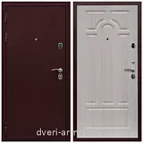 Входные двери толщиной 100 мм, Дверь входная Армада Лондон Антик медь / ФЛ-58 Дуб беленый со звукоизоляцией
