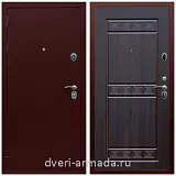 Антивандальные для квартир, Дверь входная элитная в квартиру стальная Армада Люкс Антик медь / ФЛ-242 Эковенге с панелями