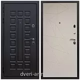 Дверь входная Армада Люксор Шагрень черная / ФЛ-139 Какао нубук софт