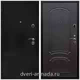Дверь входная Армада Престиж Черная шагрень / ФЛ-140 Венге