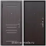 Правые входные двери, Дверь входная Армада Экстра МДФ ФЛ-243 Эковенге  / ПЭ Венге с повышенной шумоизоляцией