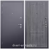 Правые входные двери, Дверь входная стальная Армада Люкс Антик серебро / ФЛ-138 Дуб Филадельфия графит с ударопрочным покрытием